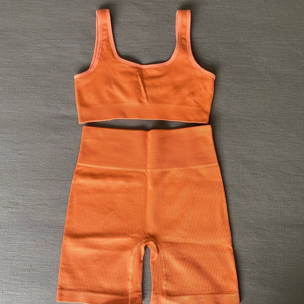 Seamless Sports Bra/Short Set